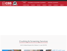 Tablet Screenshot of crushingandscreening.com