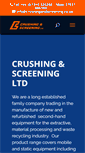 Mobile Screenshot of crushingandscreening.co.uk